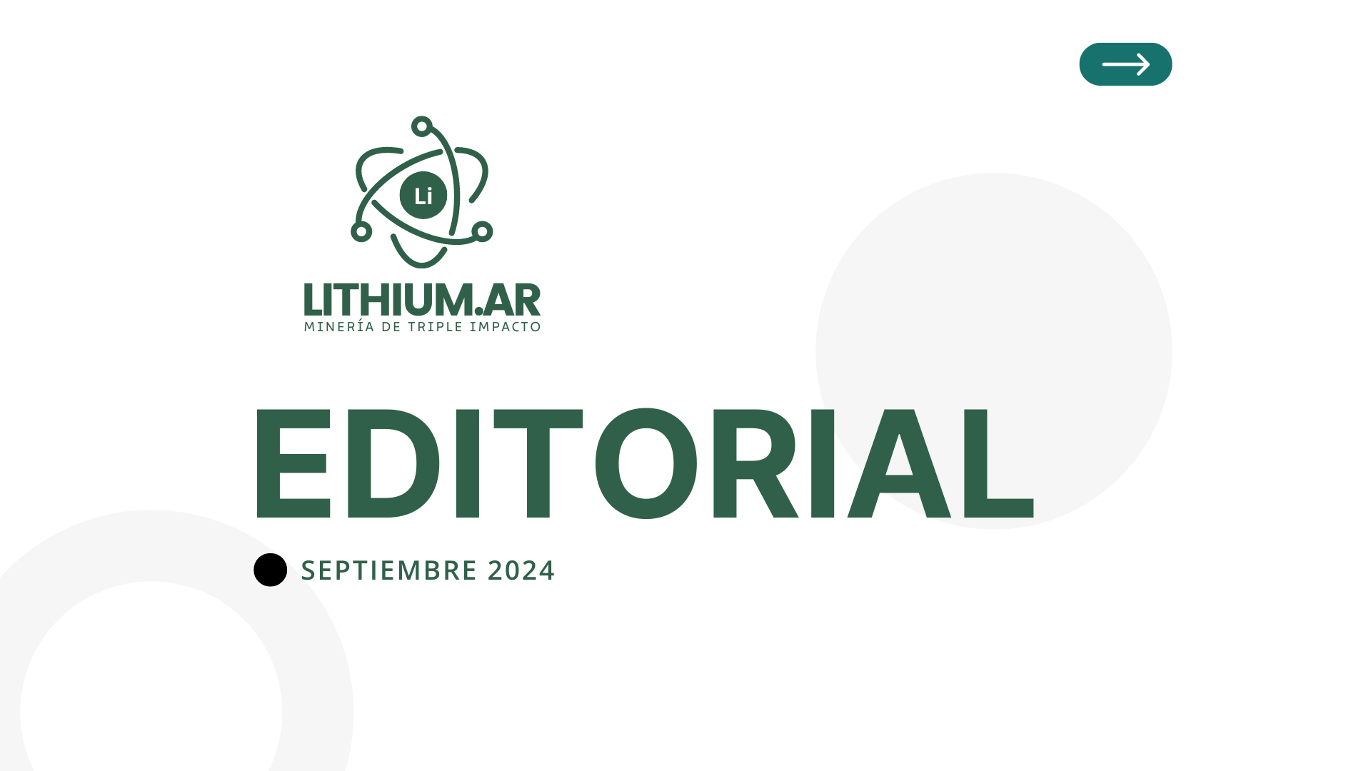 Editorial Septiembre 2024